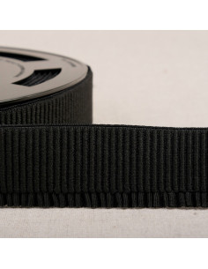 Elastische tailleband voor rok - Zwart
