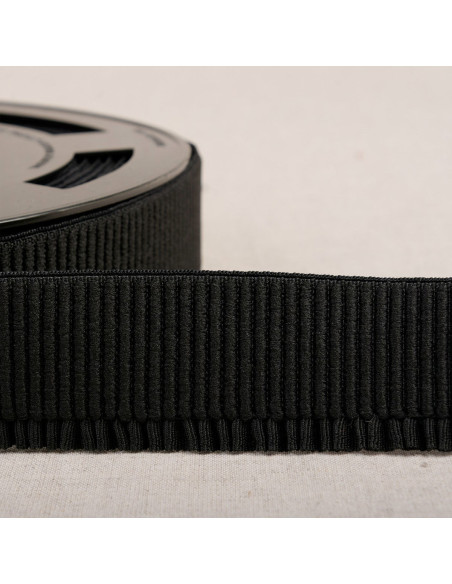 Elastische tailleband voor rok - Zwart