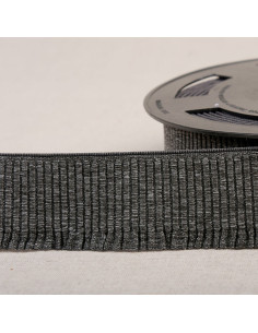 Elastische tailleband voor rok - Donkergrijs