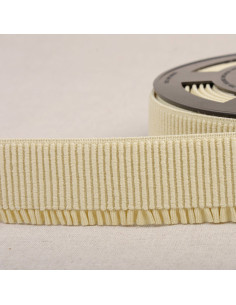 Elastische boordstof voor rok - Lichtbeige