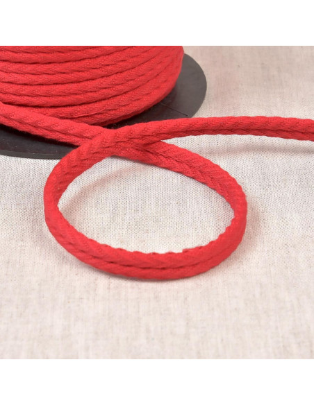 Dubbele bieskoord met chevrons - Rood