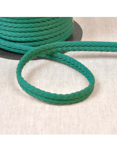 Dubbele paspelband met chevrons - Felgroen