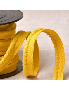Chevron paspelband - Geel goud