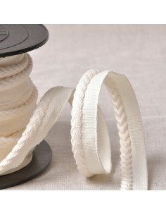 Chevron paspelband - Off-white