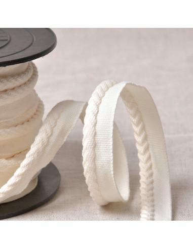 Chevron paspelband - Off-white
