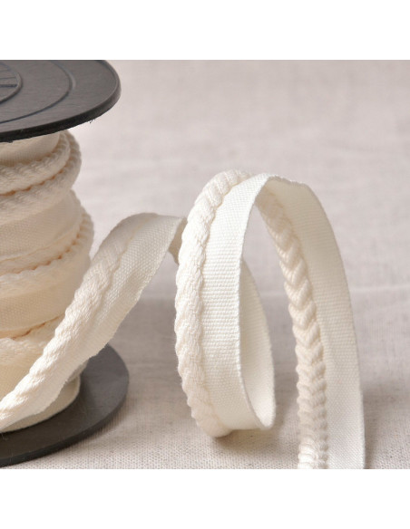 Chevron paspelband - Off-white