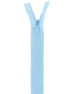 Onzichtbare rits - Babyblauw
