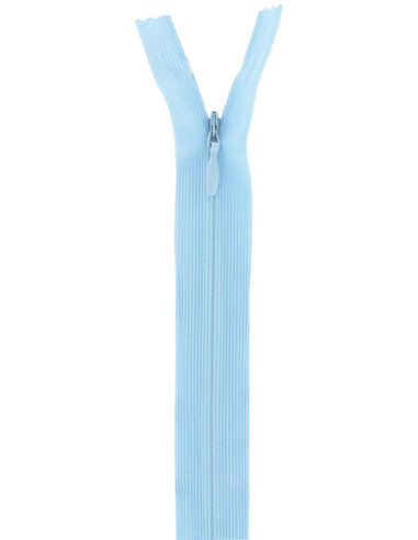 Onzichtbare rits - Babyblauw