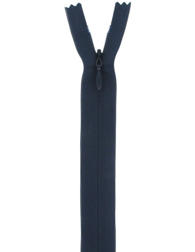 Onzichtbare rits - Marineblauw