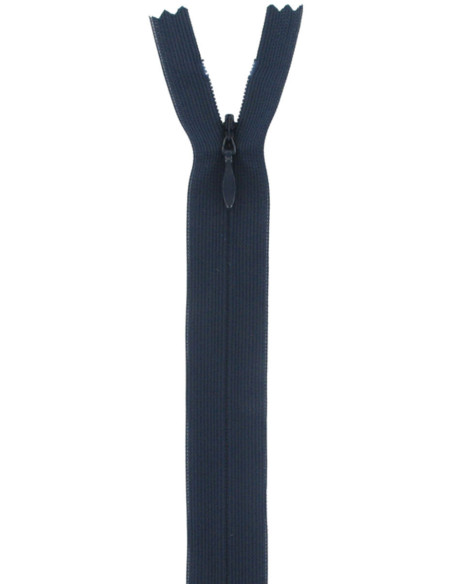 Onzichtbare rits - Marineblauw
