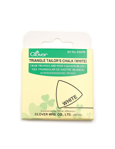 Clover kleermakerskrijt - Wit