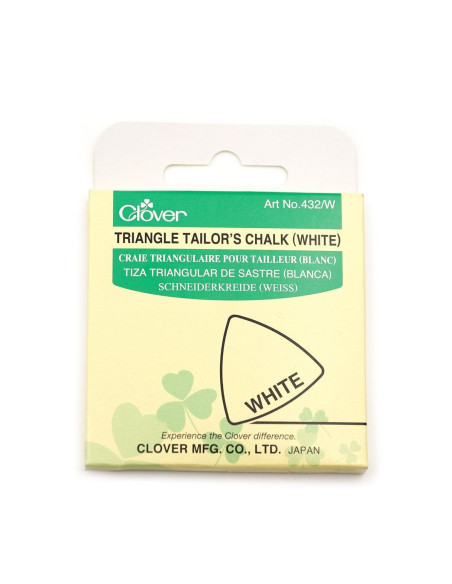 Clover kleermakerskrijt - Wit
