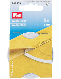 Dubbelzijdige oplosbare plakband Prym - 6 mm x 9 meter