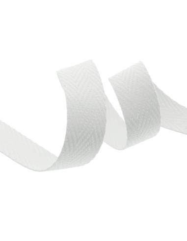 Chevron tasriem - Wit