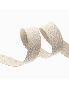 Chevron tasriem - Beige