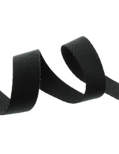 Chevron tasriem - Zwart
