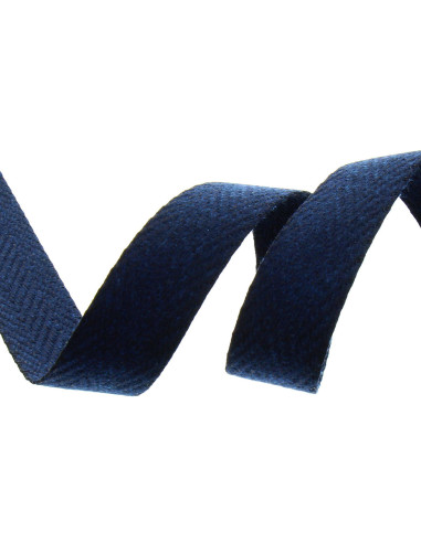 Chevron tasriem - Marineblauw