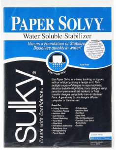 Set van 11 vellen wateroplosbare en bedrukbare stabilisator Sulky Paper Solvy