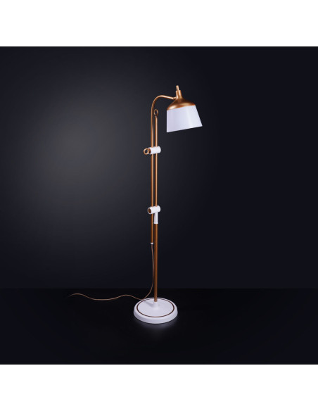 Staande lamp met loep, plateau en telefoonhouder Daylight Anita