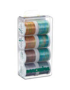 Mini doos met Polyneon 40 Multicolor borduurgarens Madeira 2