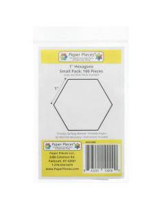 Set van 100 hexagon Paper Pieces 1in