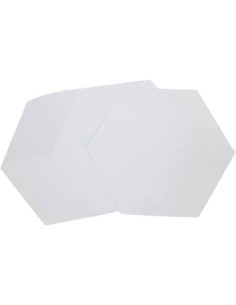 Set van 100 hexagon Paper Pieces 1in 2