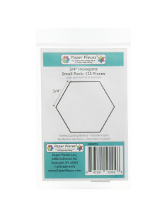 Set van 125 hexagonen Paper Pieces 3/4in