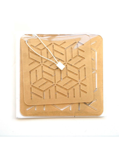 Set van 2 sjablonen voor sashiko stencil - Yose-Gi