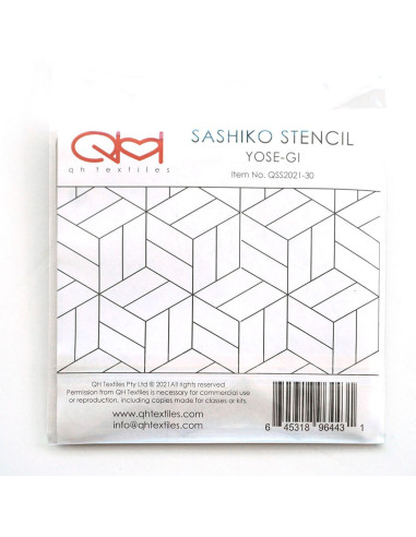 Set van 2 sjablonen voor sashiko stencil - Yose-Gi