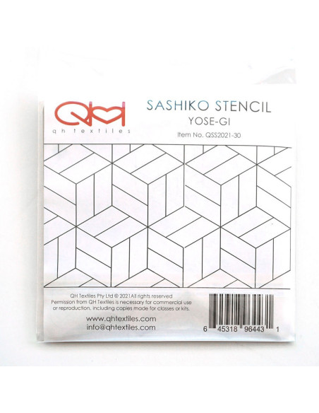Set van 2 sjablonen voor sashiko stencil - Yose-Gi