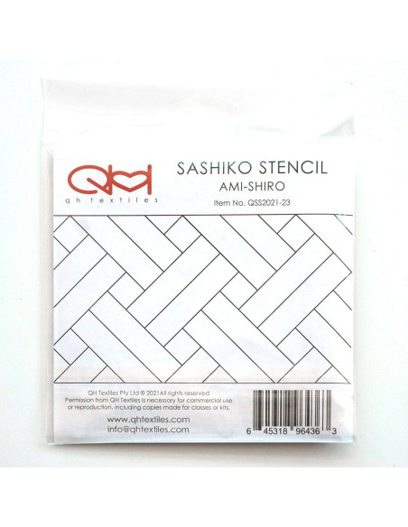 Set van 2 sjablonen voor sashiko stencil - Ami-Shiro