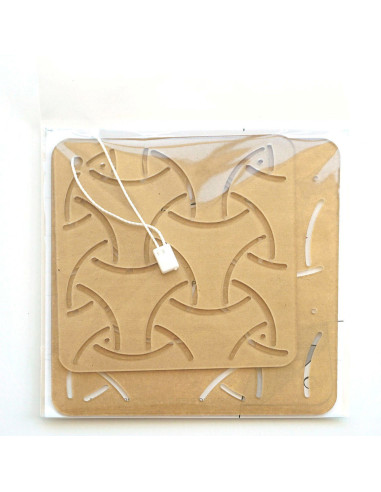 Set van 2 sjablonen voor sashiko stencil - Maru-Bishamon