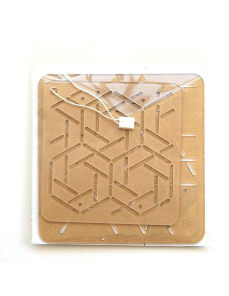 Set van 2 sjablonen voor sashiko stencil - Musubi-Kasane-Kikkou