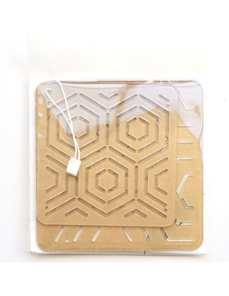 Set van 2 sjablonen voor sashiko stencil - Kikkou