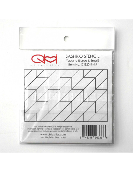 Set van 2 sjablonen voor sashiko stencil - Yabane
