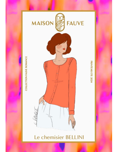 Bellini blouse patroon - Maison Fauve