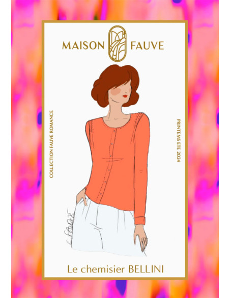 Bellini blouse patroon - Maison Fauve
