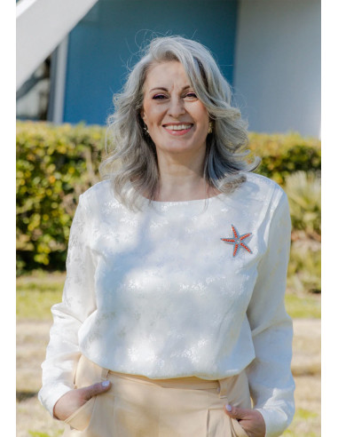 Bellini blouse patroon - Maison Fauve