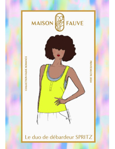 Spritz tanktop patroon - Maison Fauve 2