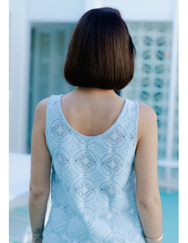 Spritz tanktop patroon - Maison Fauve