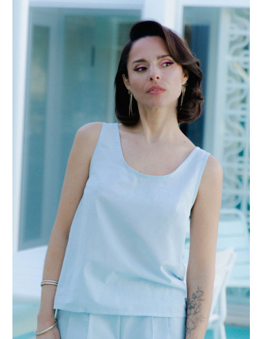 Spritz tanktop patroon - Maison Fauve