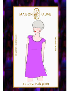 Daïquiri-jurk patroon - Maison Fauve 2