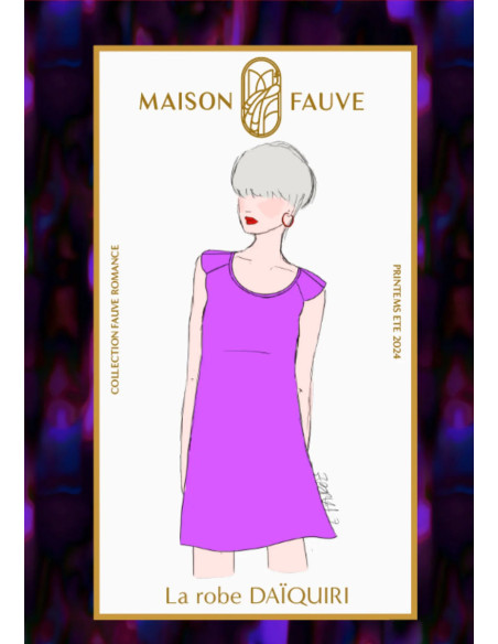 Daïquiri-jurk patroon - Maison Fauve