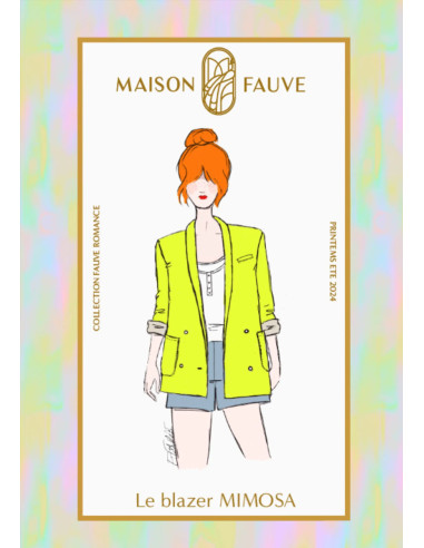 Blazerpatroon Mimosa - Maison Fauve