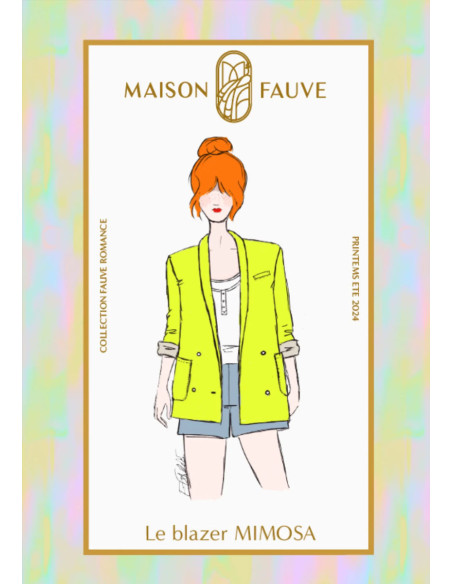 Blazerpatroon Mimosa - Maison Fauve