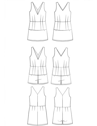 Cosmopolitain jumpsuit patroon - Maison Fauve