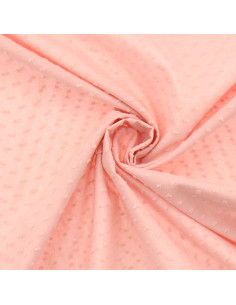 Plumetis katoenen stof - Roze