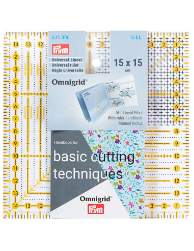 Omnigrid patchwork liniaal raster 15 x 15 cm
