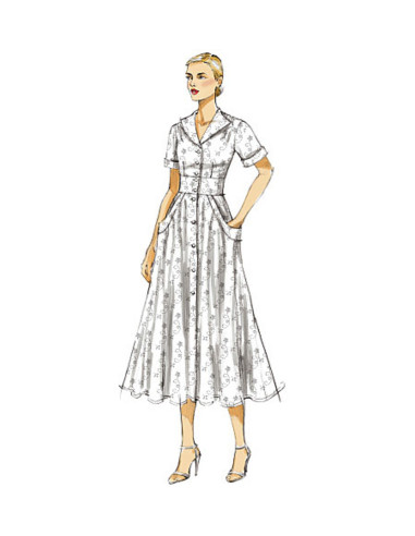 Jurkpatroon - Vogue 8577