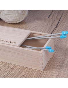 Houten opbergdoos voor breinaalden